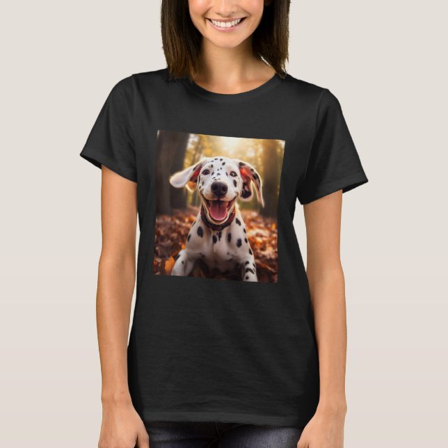 Camiseta Dalmatian Happy  Dalmatian (Frente)