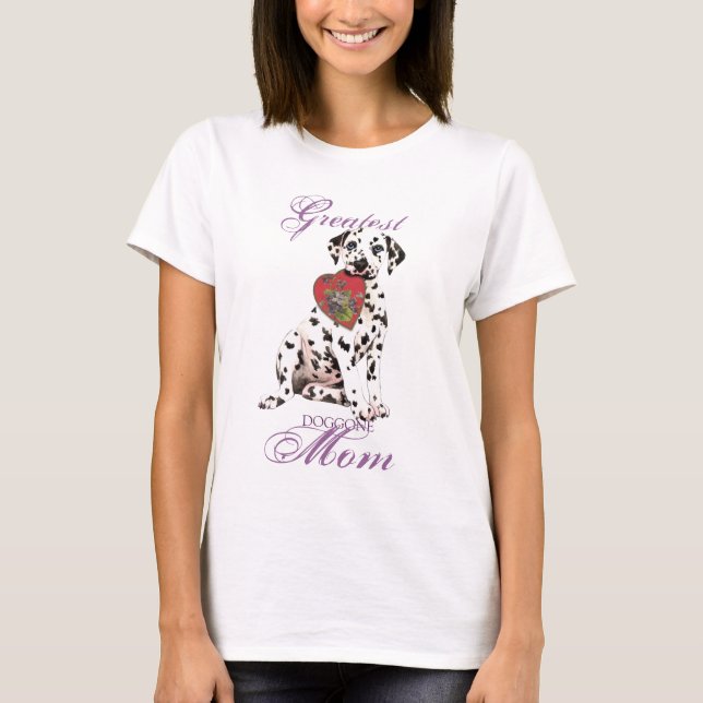 Camiseta Dalmatic Heart Mãe (Frente)