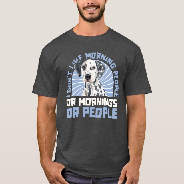 Camiseta Dalmations Cães retro amigos (Frente)