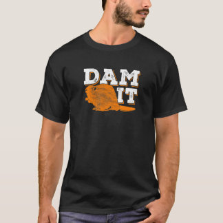 Camiseta Dam Para Um Animal De Beaver