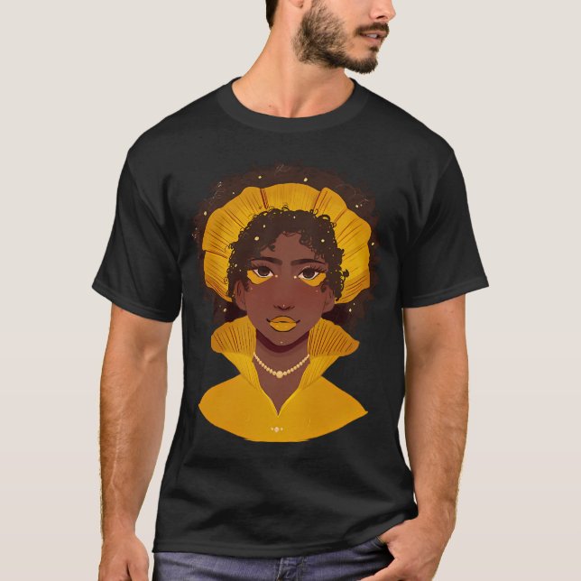 Camiseta dama amarela (Frente)