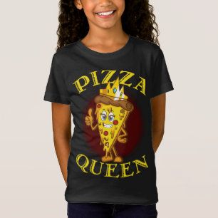 Camiseta Dama Da Rainha Da Pizza Engraçada Para O Pie Lover