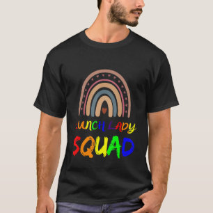 Camiseta Dama de Almofadas do Rainbow Lady Squad Cafteria C