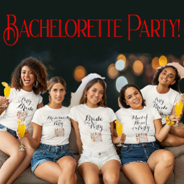 Camiseta Dama de Honor Personalizada da Festa de Despedida 