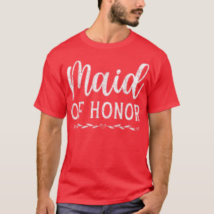 Camiseta Dama De Honra Chuva De Noiva Casamento Mulheres No