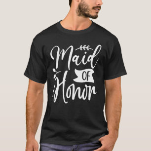 Camiseta Dama de Honra Combinando Fofo Para Festa de Desped