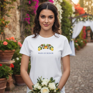 Camiseta Dama de honra de casamento italiano