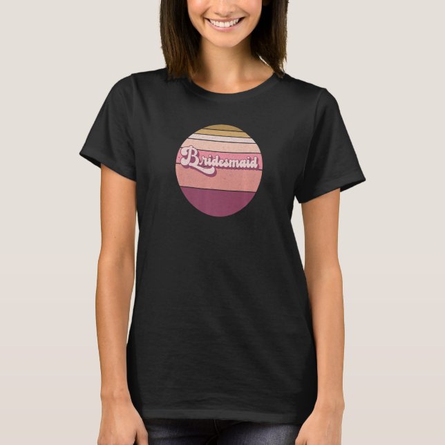 Camiseta Dama de honra Despedida de solteira Noite de galin (Frente)