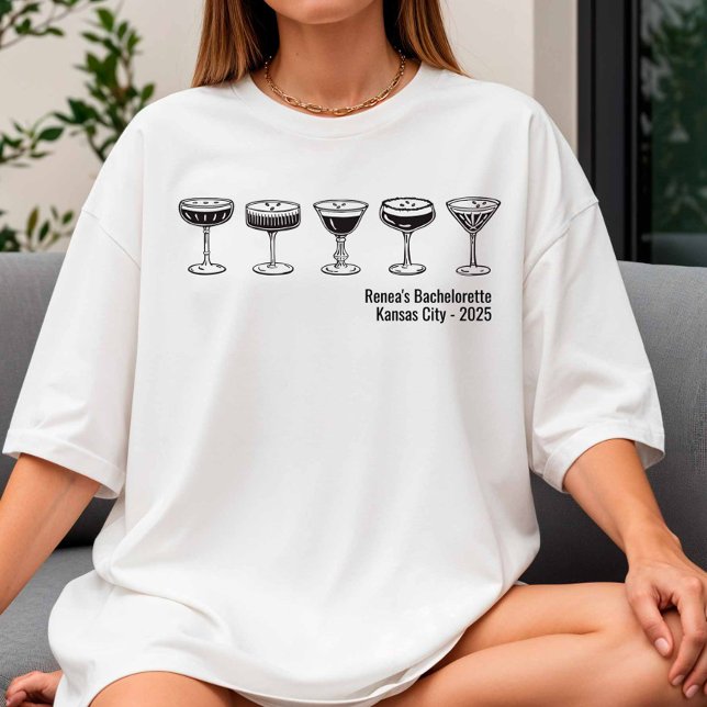 Camiseta Dama de honra Espresso Martini despedida de soltei (Criador carregado)