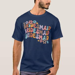 Camiseta Dama de Honra Esquadra de Noiva Chuveiro de Noiva