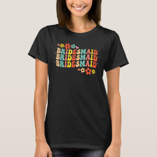 Camiseta Dama de Honra Esquadrão da Noiva Chá de Casa Groov
