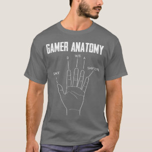 Camiseta Dama de jogos da Anatomia dos jogadores