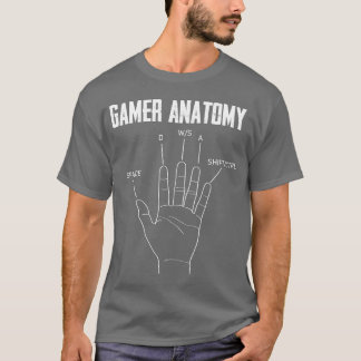 Camiseta Dama de jogos da Anatomia dos jogadores
