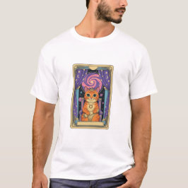 Camiseta Dama dos Gatos Tarot, Gata Mística, Rainha dos Gat