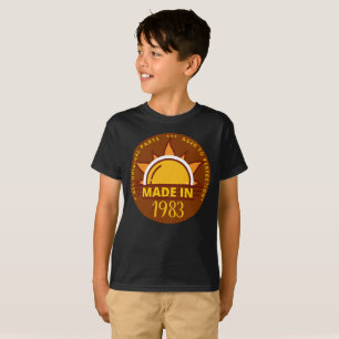 Camiseta Dama engraçada de aniversário de 1983