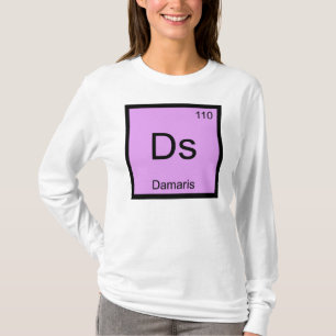 Camiseta Damaris Nome Química Elemento de Química Mesa Peri