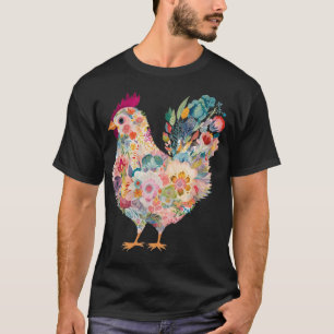 Camiseta Damas Amantes de Frango - Frango Aconchegante no C