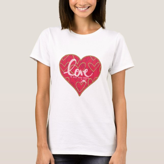 Camiseta Damas de Amor T-Shirt (Frente)