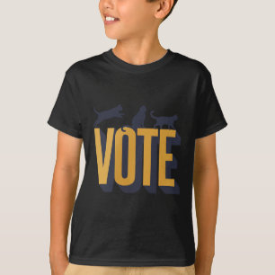 Camiseta Damas de Gato sem Filhos Vote