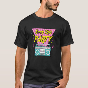 Camiseta Damas de Honor Rock This Party Tema Anos 90 Desped