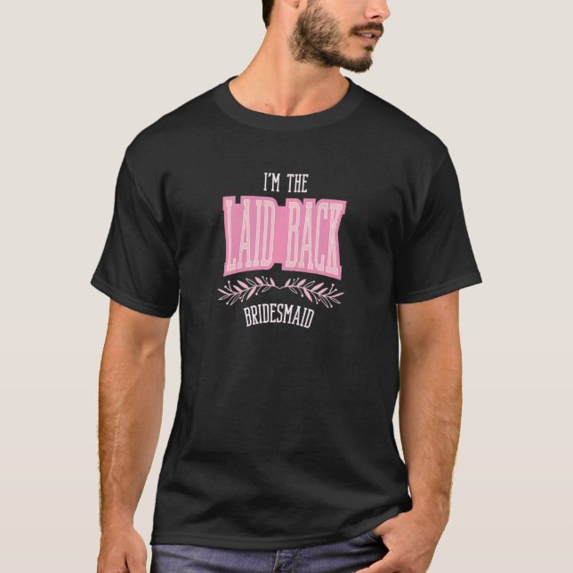 Camiseta Damas de honra femininas descontraídas corresponde (Frente)