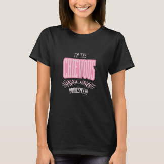 Camiseta Damas de Honra Feminino Travesso Correspondente De