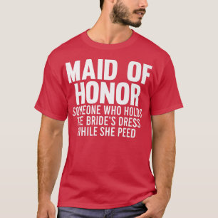 Camiseta Damas de honra masculinas da equipe da noiva