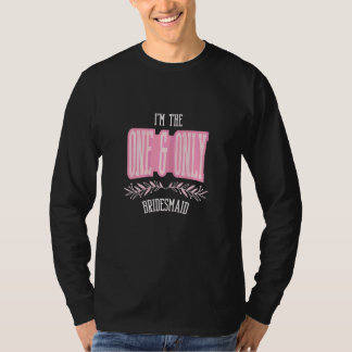 Camiseta Damas de Honra Um e Somente Uma Festa de Despedida