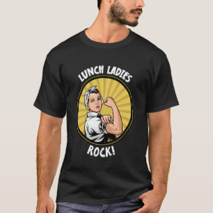 Camiseta Damas do Almoço Cafeteria Dama do Almoço Funcionár