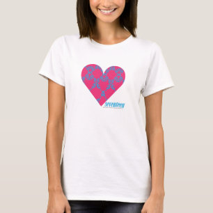 Camiseta Damasco 4 Aqua-Magentas