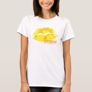 Camiseta Damasco amarelo alaranjado