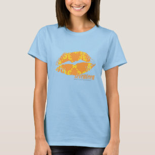 Camiseta Damasco laranja-amarelo