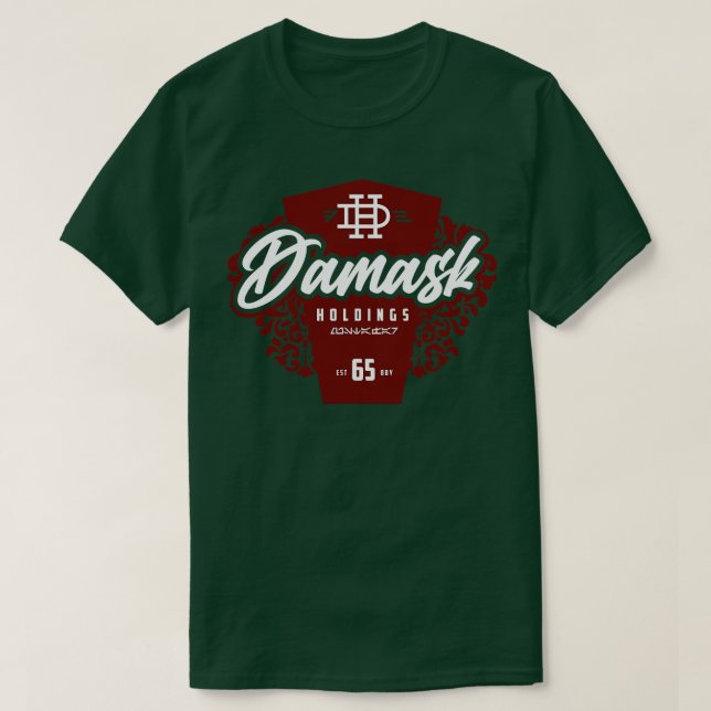 Camiseta Damask Holdings (Frente do Design)