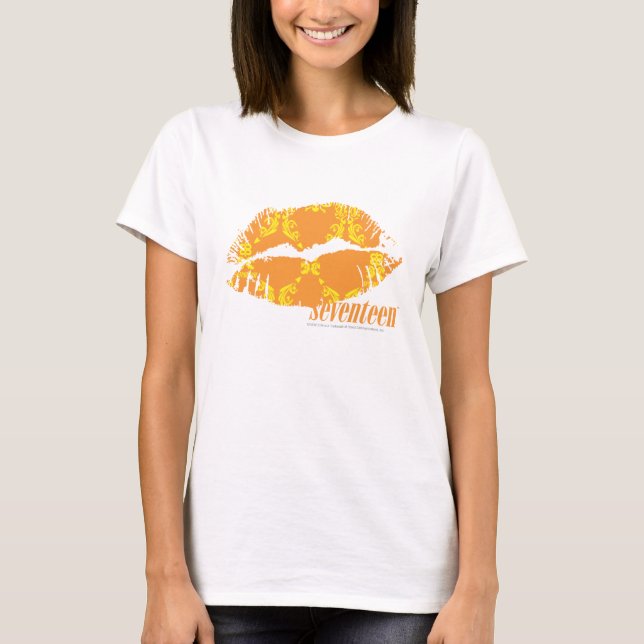 Camiseta Damask Orange-Yellow (Frente)
