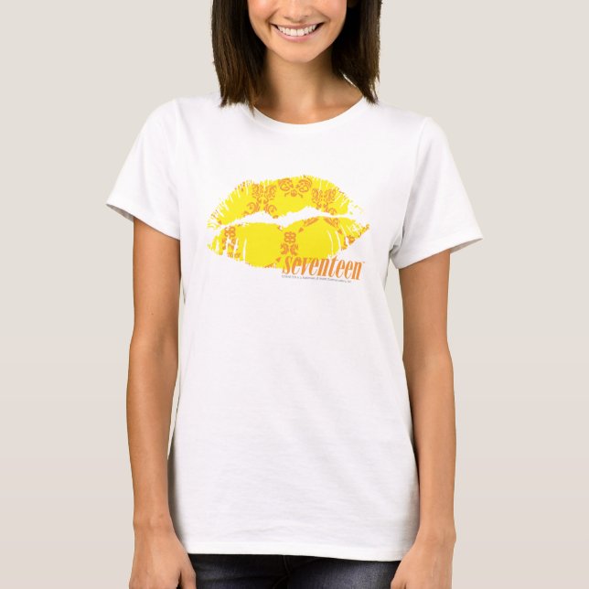 Camiseta Damask Yellow-Orange (Frente)