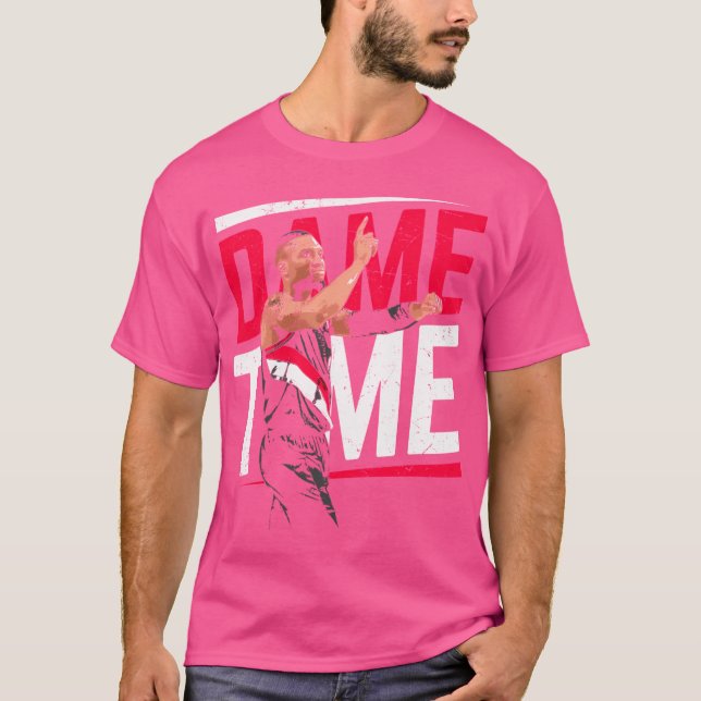 Camiseta Dame Time Portland Basball Gift (Frente)