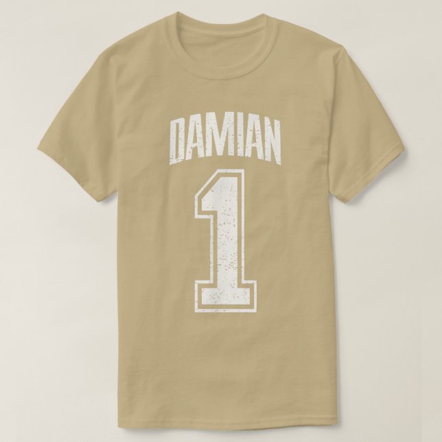 Camiseta Damian Supporter Number 1 Greatest Fan  (Frente do Design)