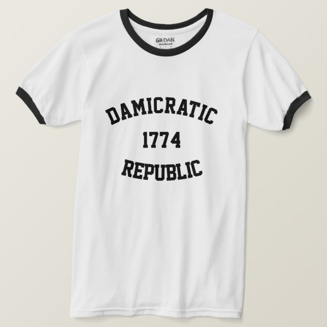 Camiseta damicrática (Frente do Design)