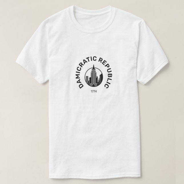 Camiseta Damicrática (Frente do Design)