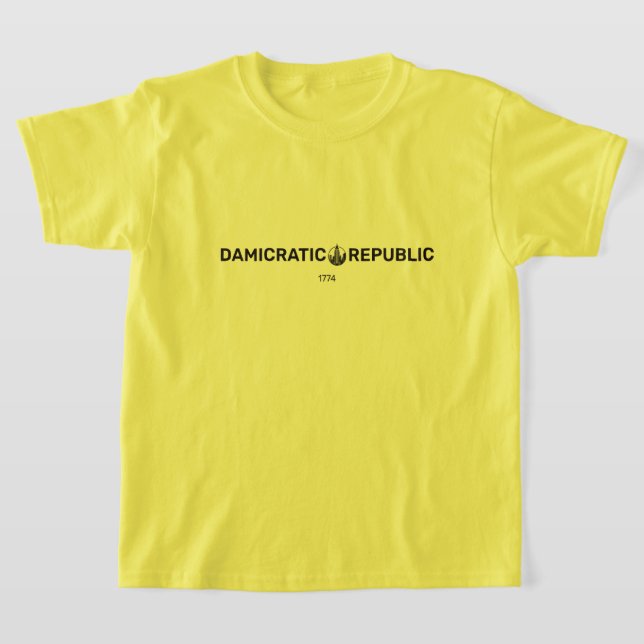 Camiseta Damicrática para Crianças (Postura )