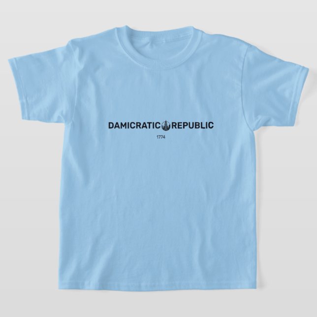 Camiseta Damicrática para Crianças (Postura )