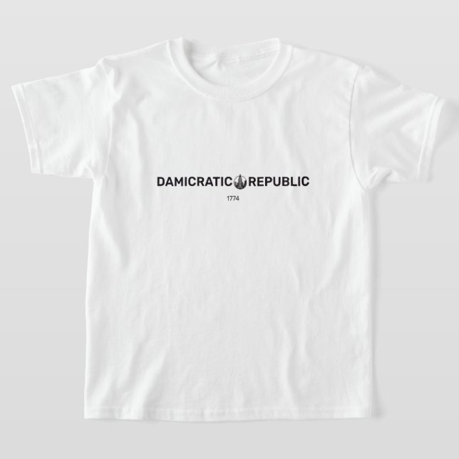 Camiseta Damicrática para Crianças (Postura )