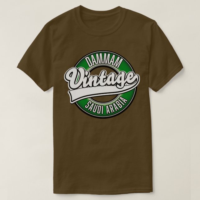 Camiseta Dammam saudi arabia vintage (Frente do Design)