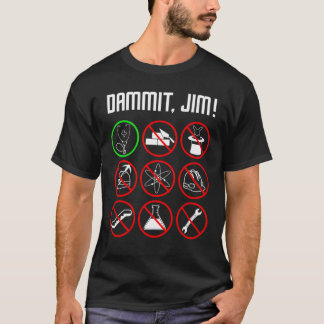 Camiseta DAMMIT JIM Enfermagem Engraçada Presente615