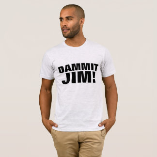 Camiseta DAMMIT JIM! sci-fi mens T-SHIRT