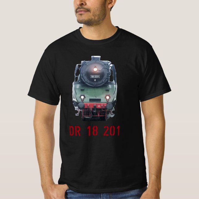 Camiseta Dampflokomotive DR 18 201 T-Shirt (Frente)