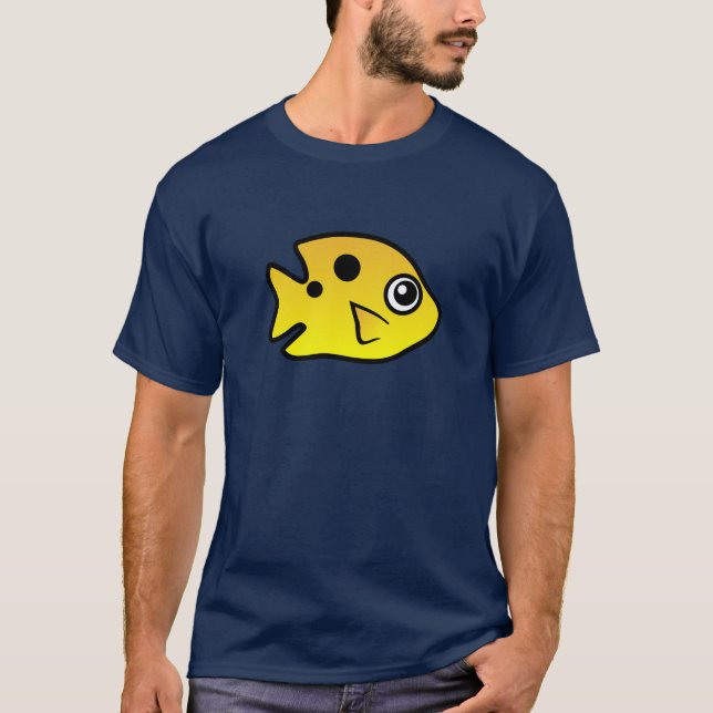 Camiseta Damselfish bonito de Threespot (Frente)