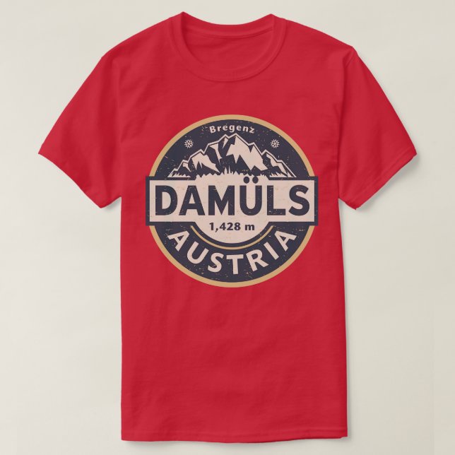 Camiseta Damuls Áustria (Frente do Design)