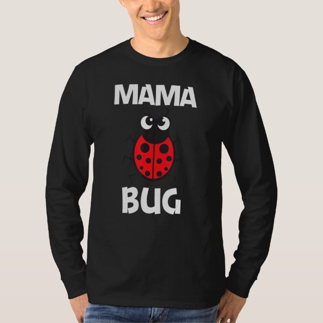 Camiseta Damybug Para Mulheres Mãe Damybird Beetle Inseto A (Frente)
