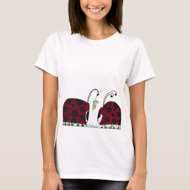Camiseta Damybugs E Mistletoe Bonitos (Frente)